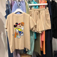 Loose And Comfortable Sports Short-Sleeved Shorts Suit