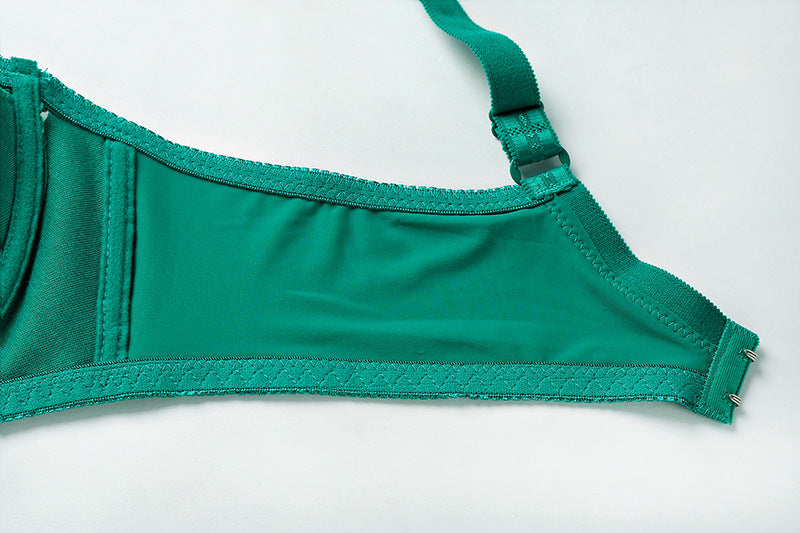 Lace Ultra-thin Solid Color Sexy EF Large Cup Bra