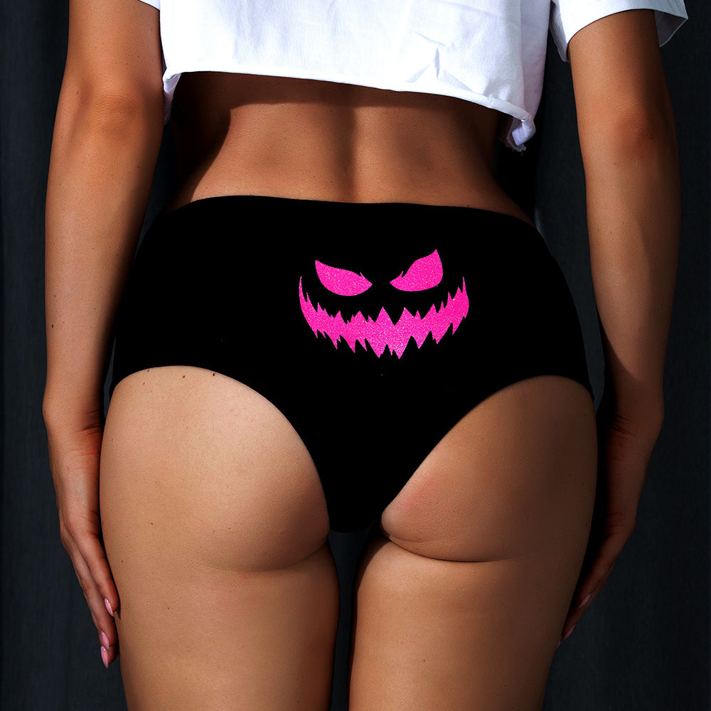 Halloween Skeleton Print Panty