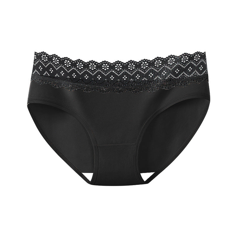 Silk Seamless Lace Briefs