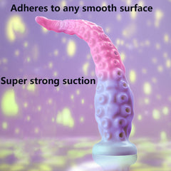 Liquid Silicone Irregularly Shaped Dildo Sex Toy For Women Dual-Use Space Octopus Design