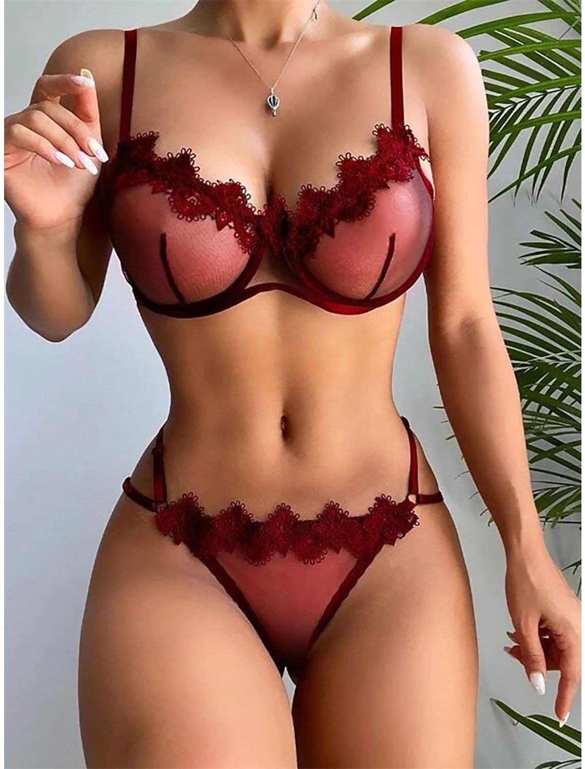 Women's Sexy Bodies Lingerie Set Sets Pure Color