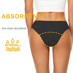 Four-Layer Leak-Proof Sanitary Napkin-Free Menstrual Swimming Trunks