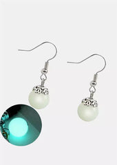 Halloween Luminous Pearl Earrings