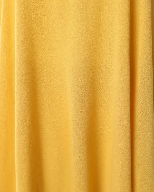 Yellow Sleeveless Flowy Top & Shorts Set