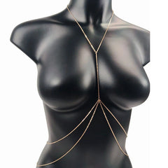 Sexy Simple Cross Body Chain Integrated Chain