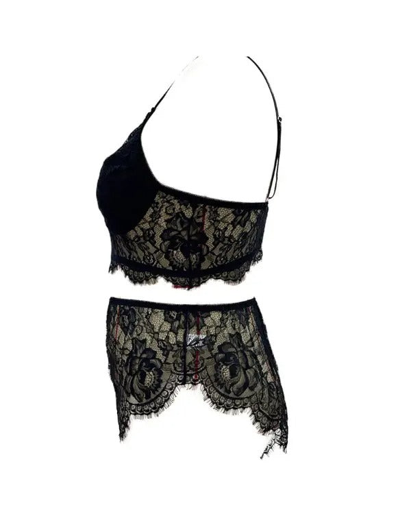 Plus Size Lace Lingerie Set