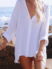 Beach Holiday Style Sunscreen Shirt