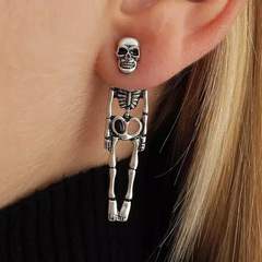 Halloween Skeleton Gothic Stud Earrings