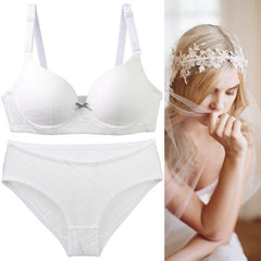 Underwire Support Comfort And Breathable Bra Set