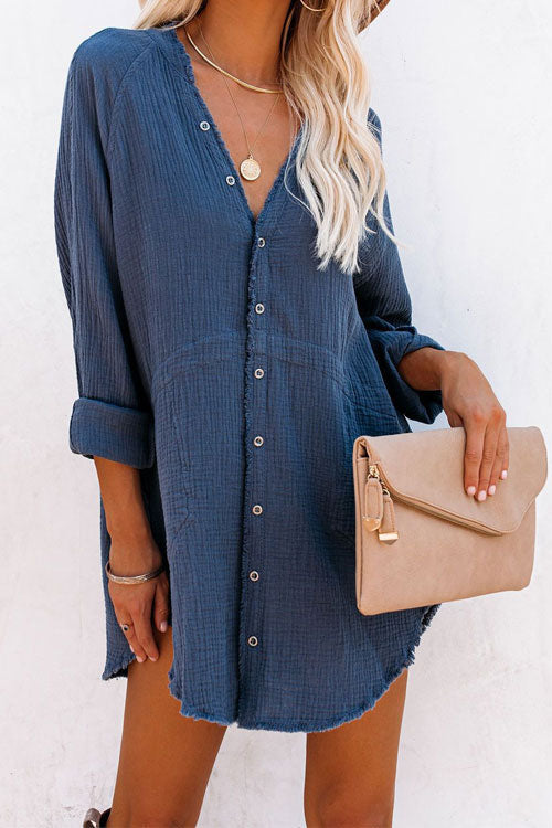 Fashion Loose Fit Mini Dress