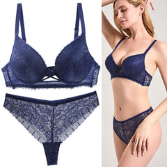 Sexy Plus Size Lace Bra Set