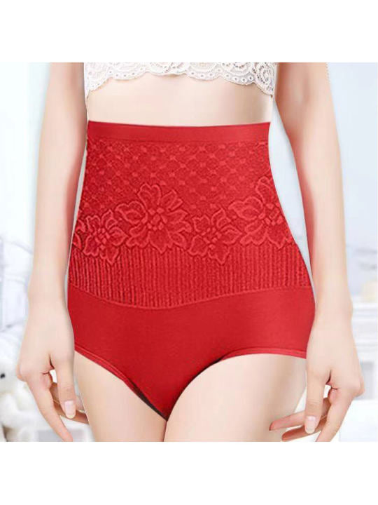 High-waisted abdomen women's underwear, comfortable, breathable, buttocks shaping underwear