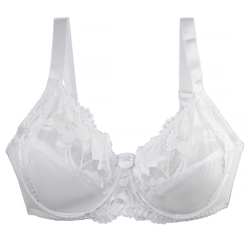 Lace Push-up Underwire Adjustable Plus Size Bra