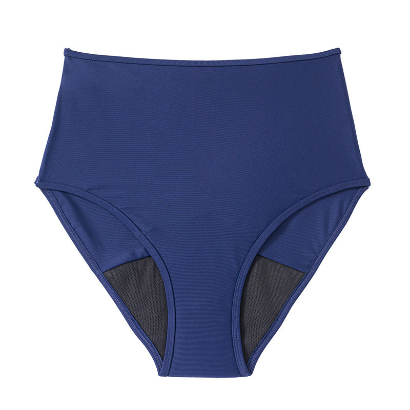 High Waist Four-Layer Leak-Proof Absorbent Sanitary Napkin-Free Physiological Swimming Trunks
