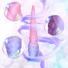 Liquid Silicone Irregularly Shaped Dildo Sex Toy For Women Dual-Use Space Octopus Design