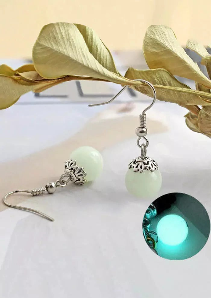 Halloween Luminous Pearl Earrings