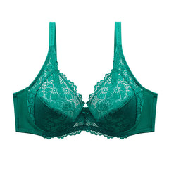 Lace Ultra-thin Solid Color Sexy EF Large Cup Bra