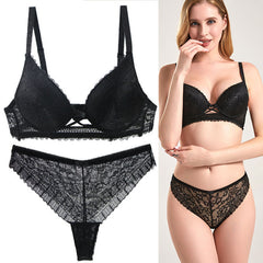 Sexy Plus Size Lace Bra Set