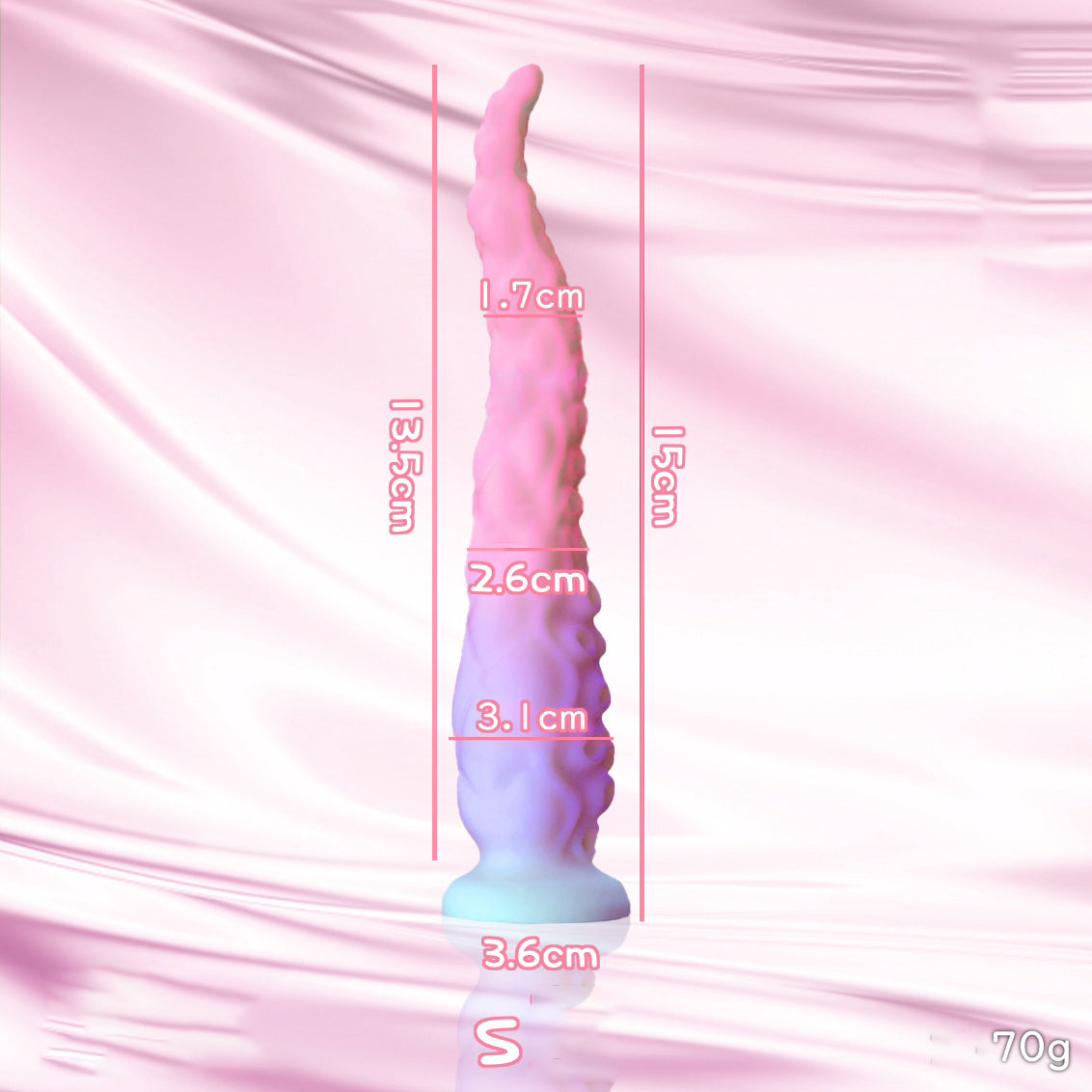 Liquid Silicone Irregularly Shaped Dildo Sex Toy For Women Dual-Use Space Octopus Design