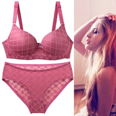 Underwire Support Comfort And Breathable Bra Set