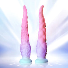 Liquid Silicone Irregularly Shaped Dildo Sex Toy For Women Dual-Use Space Octopus Design
