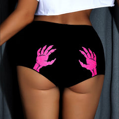 Halloween Skeleton Print Panty