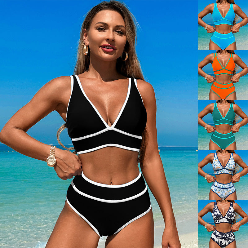 Quick-Drying Sexy Tight High Elastic Bikini Set