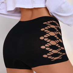 Low-Rise Tummy-Control Geometric Cutout Underwear