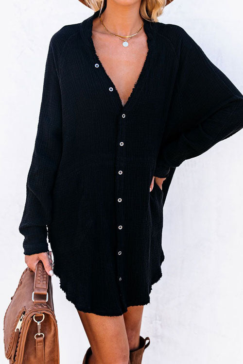 Fashion Loose Fit Mini Dress