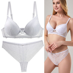 Sexy Plus Size Lace Bra Set