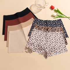 Leopard Print Hip-Lifting Comfortable Breathable And Simple Boxer Briefs