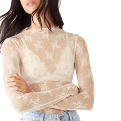 See-Through Lace Mesh Multi-Color Sexy T-shirt