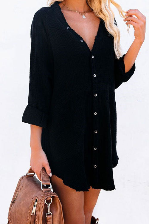 Fashion Loose Fit Mini Dress