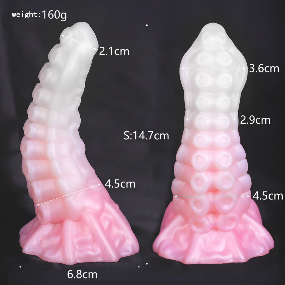 Ultra-Soft Fantasy Dragon Octopus-Shaped Anal Plug Sex Toy Made Of Liquid Silicone