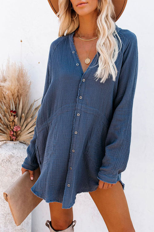 Fashion Loose Fit Mini Dress